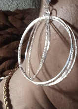 Load image into Gallery viewer, Silver multi hoop clip on earrings Kargo Fresh

