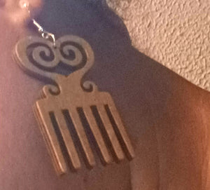 Small Adinkra symbol Earrings Kargo Fresh