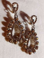 Load image into Gallery viewer, Small Clip on  Rhinestone Hoop Earrings Kargo Fresh
