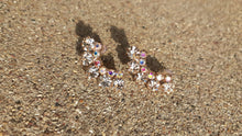 Load image into Gallery viewer, Small Cluster Rhinestone Clip On Earrings Kargo Fresh
