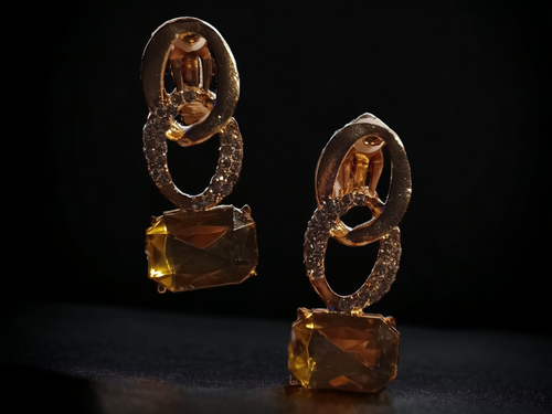 Small Rhinestone cluster clip ons Kargo Fresh