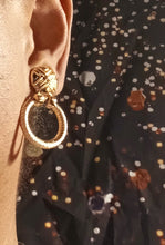 Load image into Gallery viewer, Small clip on doorknocker earrings Kargo Fresh
