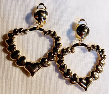 Load image into Gallery viewer, Small clip on heart hoops Kargo Fresh
