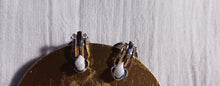 Load image into Gallery viewer, Small crystal stud clip ons citrine Kargo Fresh
