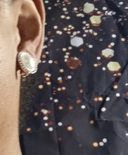 Load image into Gallery viewer, Small faux pearl and rhinestone clip on studs Kargo Fresh
