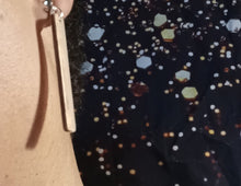 Load image into Gallery viewer, Small lucite and  Natural Wood Clip On Earrings Kargo Fresh
