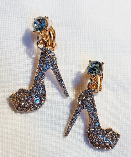 Small rhinestone clip on earrings Kargo Fresh