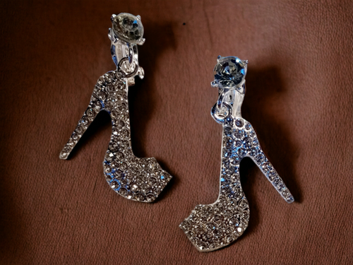 Small rhinestone clip on earrings Kargo Fresh