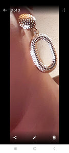 Small silver hammered Hoop Clip On Earrings Kargo Fresh