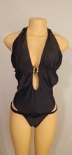 Load image into Gallery viewer, Strappy black Swimsuit L Kargo Fresh
