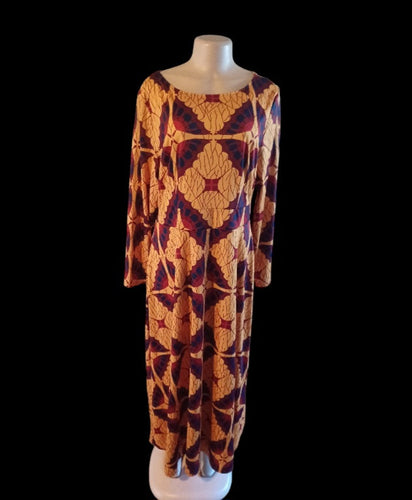 Stretch african print maxi dress 18 Kargo Fresh
