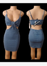 Load image into Gallery viewer, Stretch denim mini dress M Kargo Fresh
