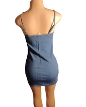 Load image into Gallery viewer, Stretch denim mini dress new M Kargo Fresh
