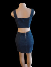 Load image into Gallery viewer, Stretch denim skirt set M Kargo Fresh
