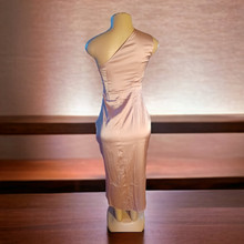 Load image into Gallery viewer, Stretch satin cocktail dress XS Kargo Fresh
