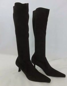 Stuart Weitzman Tall Brown Suede Boots Size 8 Kargo Fresh