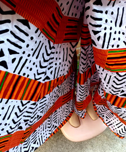 Stunning african print wide leg infinity jumpsuit Kargo Fresh