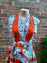 Load image into Gallery viewer, Stunning african print wide leg infinity jumpsuit Kargo Fresh
