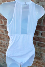 Load image into Gallery viewer, Tempt Me White Halter 1 piece Swimsuit Size Small Kargo Fresh
