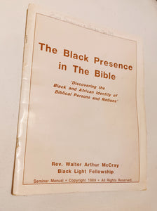 The Black Prescence in The Bible  Rev. Walter Arthur Mcray Kargo Fresh