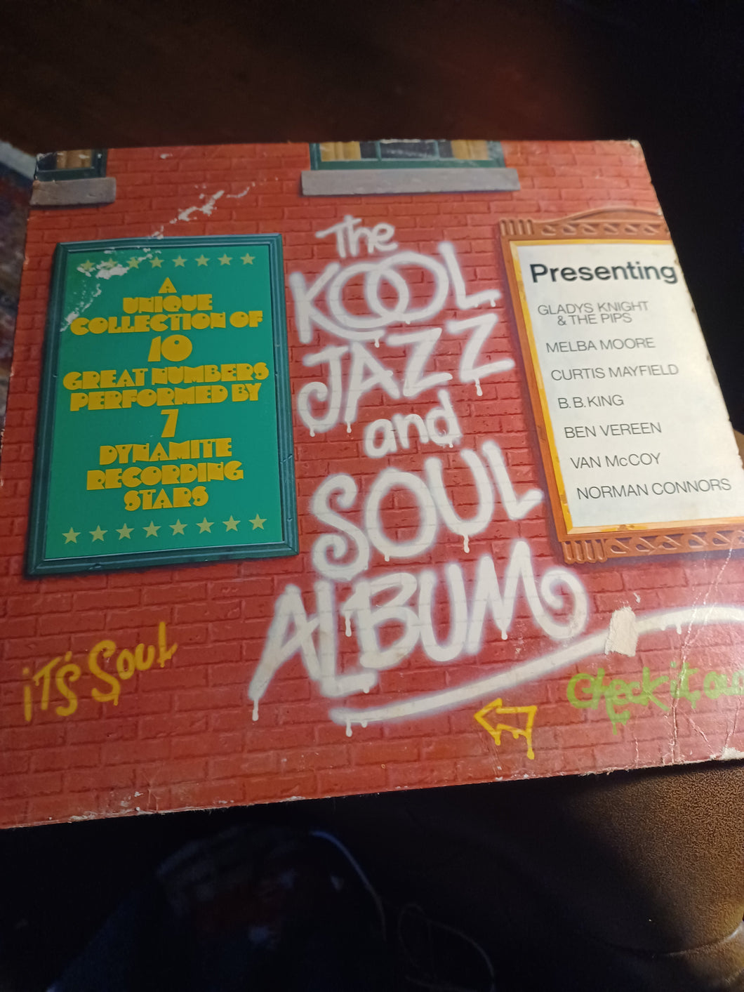 The Kool Jazz and Soul Album Vinyl w/ Curtis Mayfield, B.B. King, Gladys Knight 1976 Kargo Fresh