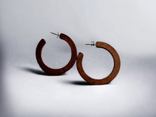 Load image into Gallery viewer, The Perfect Wooden Hoop Earrings Kargo Fresh
