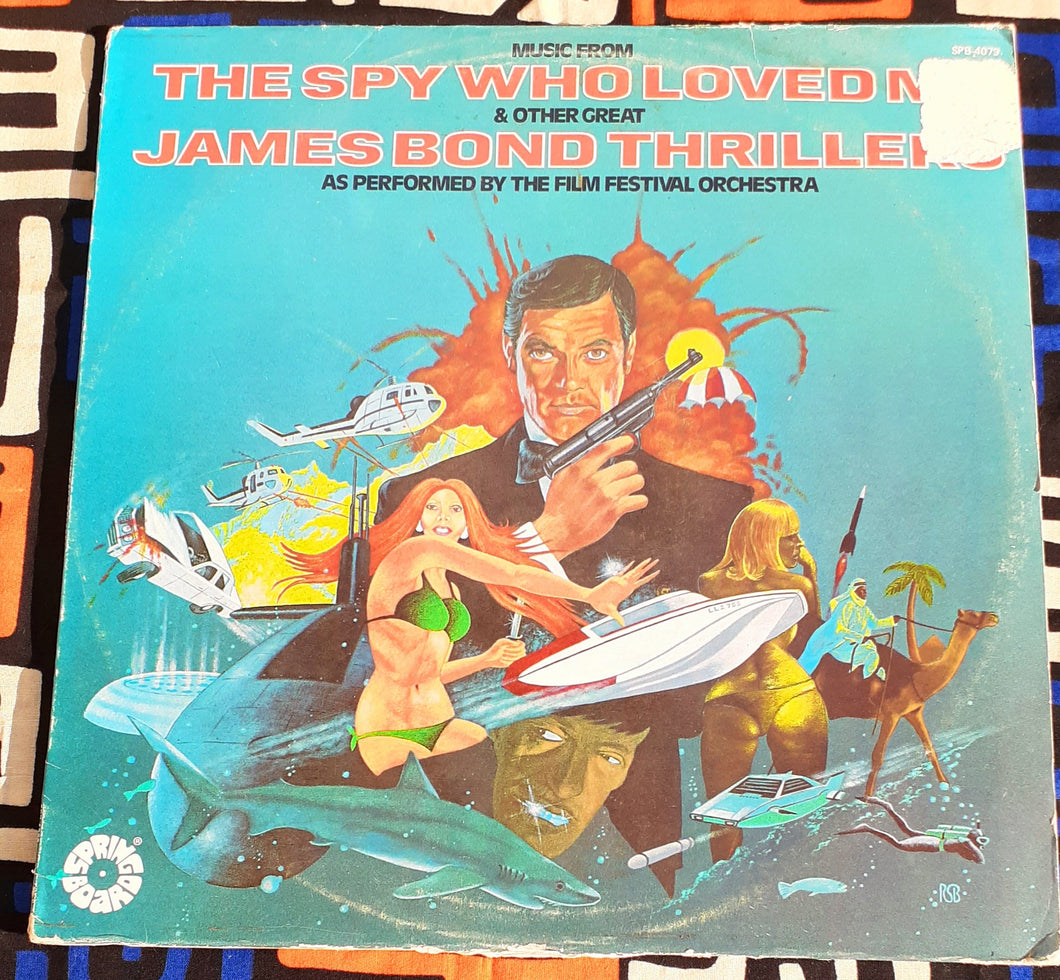 The Spy who Loved Me- James Bond Thriller 33 RPM Lp 1977 Kargo Fresh