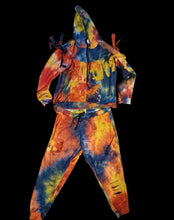 Load image into Gallery viewer, Tie dye fringe jogging suit new 3xl Kargo Fresh
