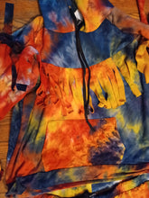 Load image into Gallery viewer, Tie dye fringe jogging suit new 3xl Kargo Fresh
