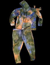 Load image into Gallery viewer, Tie dye fringe jogging suit new 4xl Kargo Fresh
