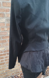 Tracy Reese  Black Knit Midi Dress and blazer  Size 4 Kargo Fresh