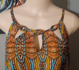 Tribal print hi low tunic top 2xl Kargo Fresh