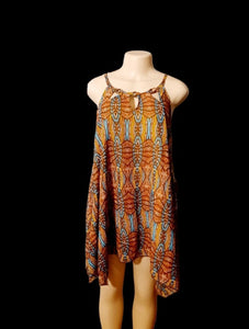 Tribal print hi low tunic top 2xl Kargo Fresh