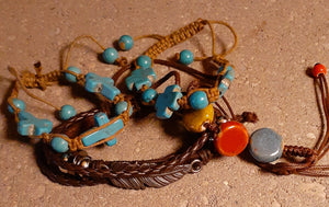 Turquoise Layering bracelet set Kargo Fresh