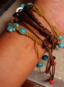 Turquoise Layering bracelet set Kargo Fresh