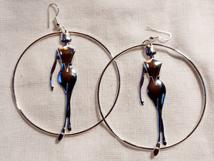 Unique Diva  Hoop Earrings Kargo Fresh