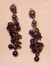 Load image into Gallery viewer, Unique beaded grapevine clip on earrings Kargo Fresh
