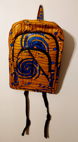 Unisex Handmade Cotton Ankara Bookbag Kargo Fresh