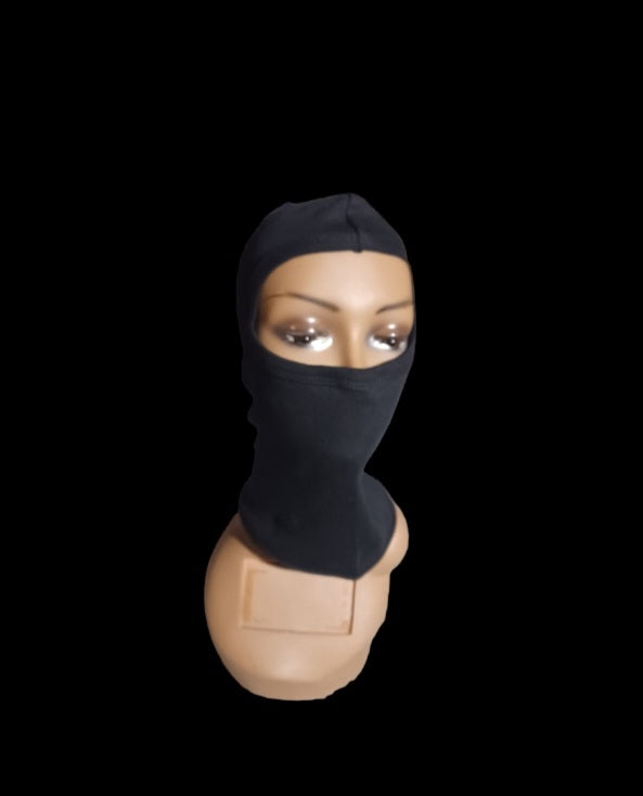 Unisex black cotton Balaclava New Kargo Fresh