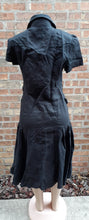 Load image into Gallery viewer, VINTAGE UK IMPORT RARE NIENHAUS 100% LINEN MIDI DRESS 6/8 Kargo Fresh

