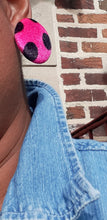 Load image into Gallery viewer, Velvet Polka Dot Clip On Earrings Kargo Fresh
