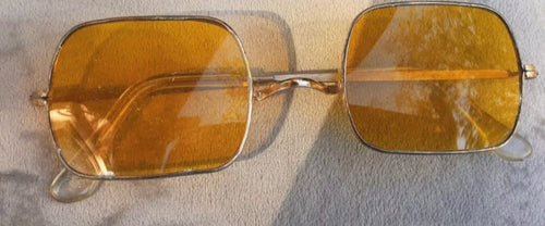 Vintage 1960s Era Mens Metal Aviator Shades Kargo Fresh