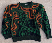 Load image into Gallery viewer, Vintage 1980s City Streets Acrylic Sweater M/L Kargo Fresh
