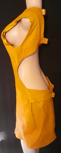 Vintage 1980s Era Mustard Yellow Dress L/XL Kargo Fresh