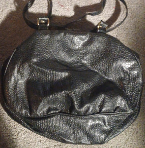 Vintage 1980s  Faux Leather XL Hobo Bag Kargo Fresh