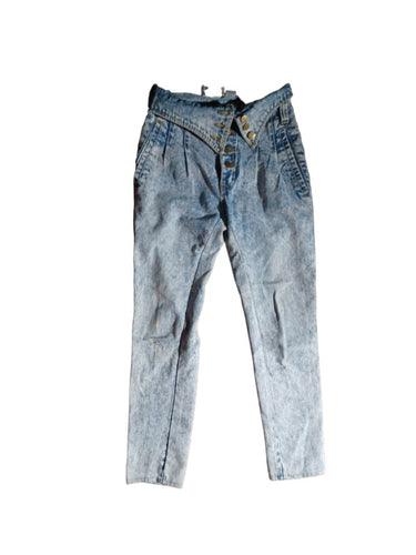 Vintage 1980s Limited Express Stone washed jeans size 5 Kargo Fresh