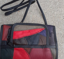Load image into Gallery viewer, Vintage 1980s leather patchwork crossbody deadstock new Kargo Fresh
