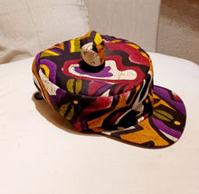 Load image into Gallery viewer, Vintage 1990s Abstract Tall Cadet Hat with ball M/L Kargo Fresh
