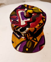 Load image into Gallery viewer, Vintage 1990s Abstract Tall Cadet Hat with ball M/L Kargo Fresh
