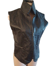 Load image into Gallery viewer, Vintage 1990s Lucky Leather Co Vest M Kargo Fresh
